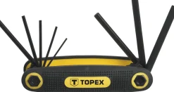 Klucze sześciokątne 1.5-6mm, zestaw 8szt. Topex 35D958