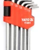 Klucze torx 9 części t10 - t50 CR-V Yato YT-0511