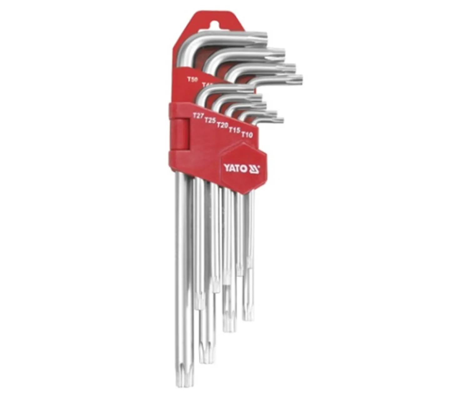 Klucze torx 9 części t10 - t50 długie CR-V Yato YT-0512