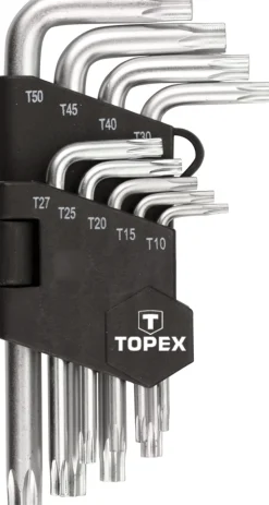 Klucze Torx T10-T50, 9szt. Topex 35D960