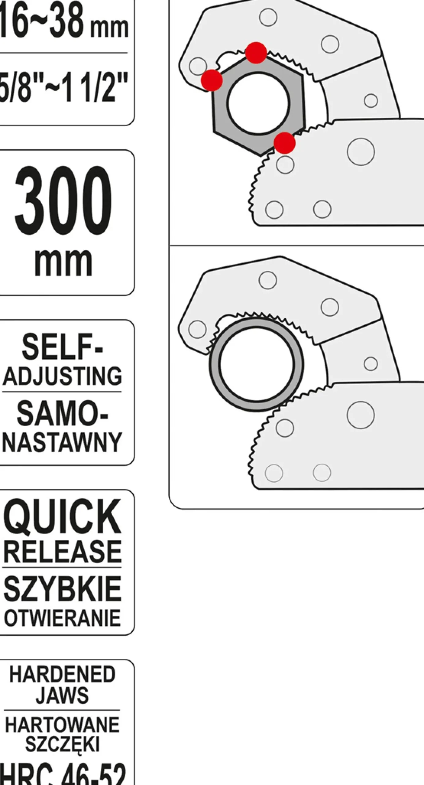 Klucz hakowy Yato YT-22005