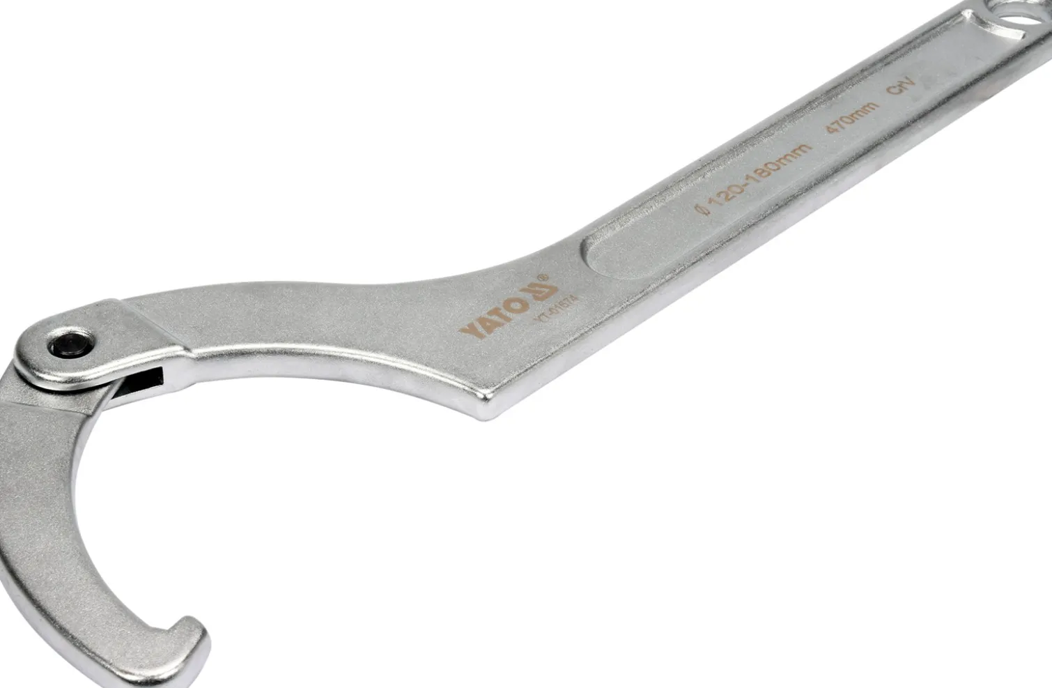 Klucz hakowy z noskiem 470mm Yato YT-01674
