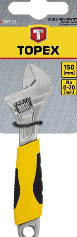 Klucz nastawny 150mm, zakres 0-20mm Topex 35D121