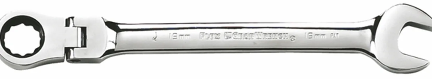 Klucz płasko-oczkowy łamany z grzechotką 14mm Sata ST46405ST