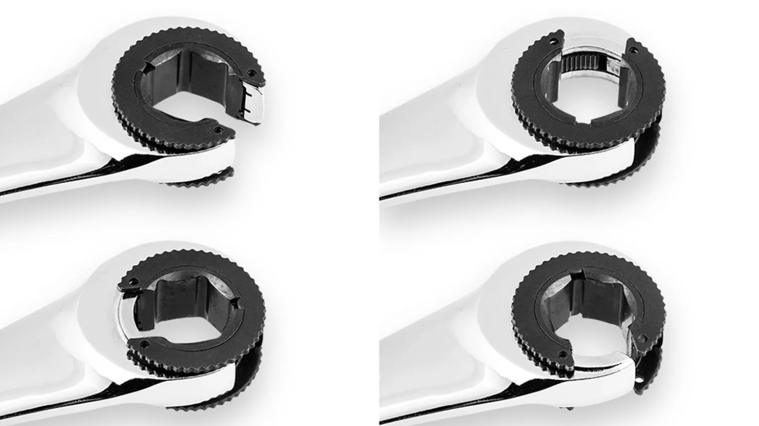 Klucz płasko-oczkowy rozcięty z grzechotką 12 mm Neo 09-259