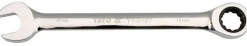 Klucz płasko-oczkowy z grzechotką 22 mm Yato YT-0201