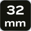 Klucz płasko-oczkowy z grzechotką 32mm Neo 09-342