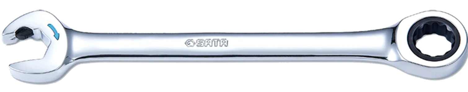Klucz płasko-oczkowy z podwójną grzechotką 22mm Sata ST43617