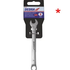 Klucz płasko-oczowy CrV 32 mm z przywieszką Dedra 1464P