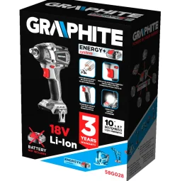 Klucz udarowy Graphite Energy+ 58G028