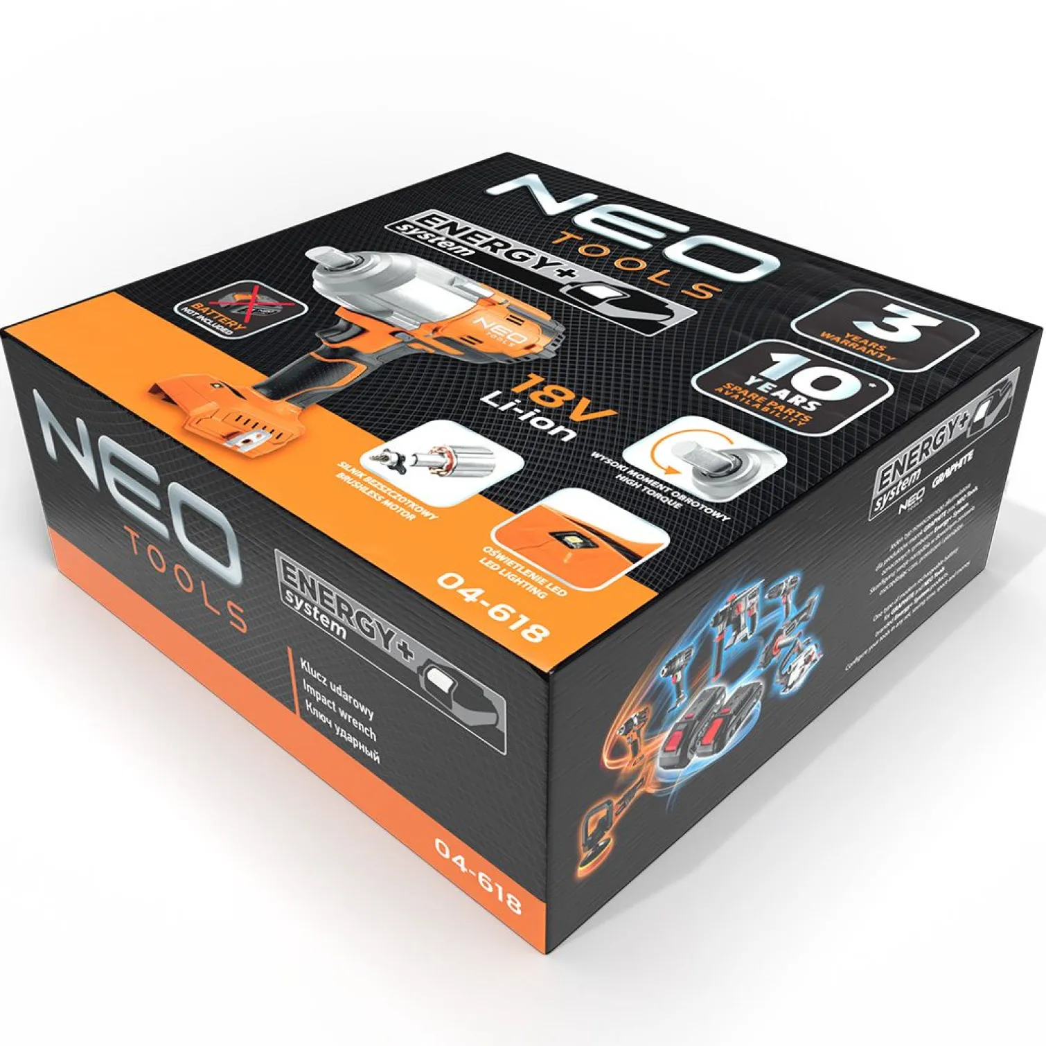 Klucz udarowy Neo Energy+ 04-618