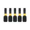 Końcówka wkrętarska udarowa T25x25 Torsion, 5szt. DeWalt DT7382T