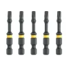 Końcówki wkrętarskie EXTREME IMPACT Torsion T25/50mm, 5szt. DeWalt DT7396T