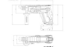 Kombimłotek SDS-Plus Metabo KH 18 LTX 24