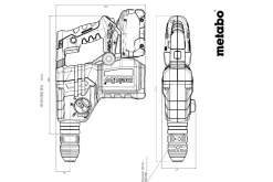 Kombimłotek SDS-Plus Metabo KH 18 LTX BL 28 Q