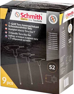 Komplet kluczy torx typ t 9szt Schmith SQKT-1