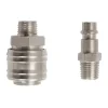 Komplet szybkozłączek gwint zewnętrzny 1/4" Pansam A535402