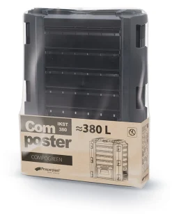 Kompostownik COMPOGREEN - czarny Prosperplast IKST380C-S411