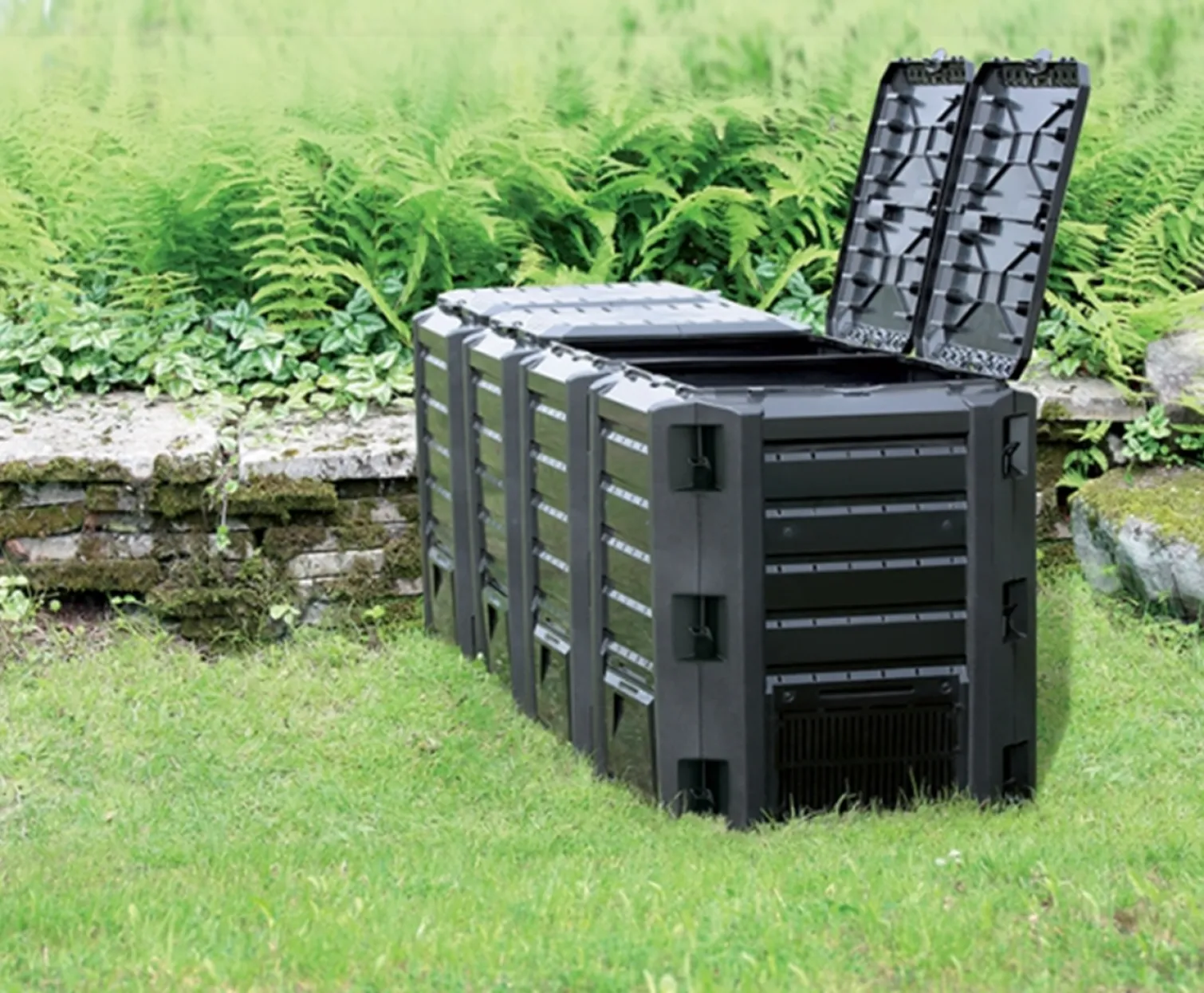 Kompostownik MODULE COMPOGREEN - czarny Prosperplast IKLM1600C-S411
