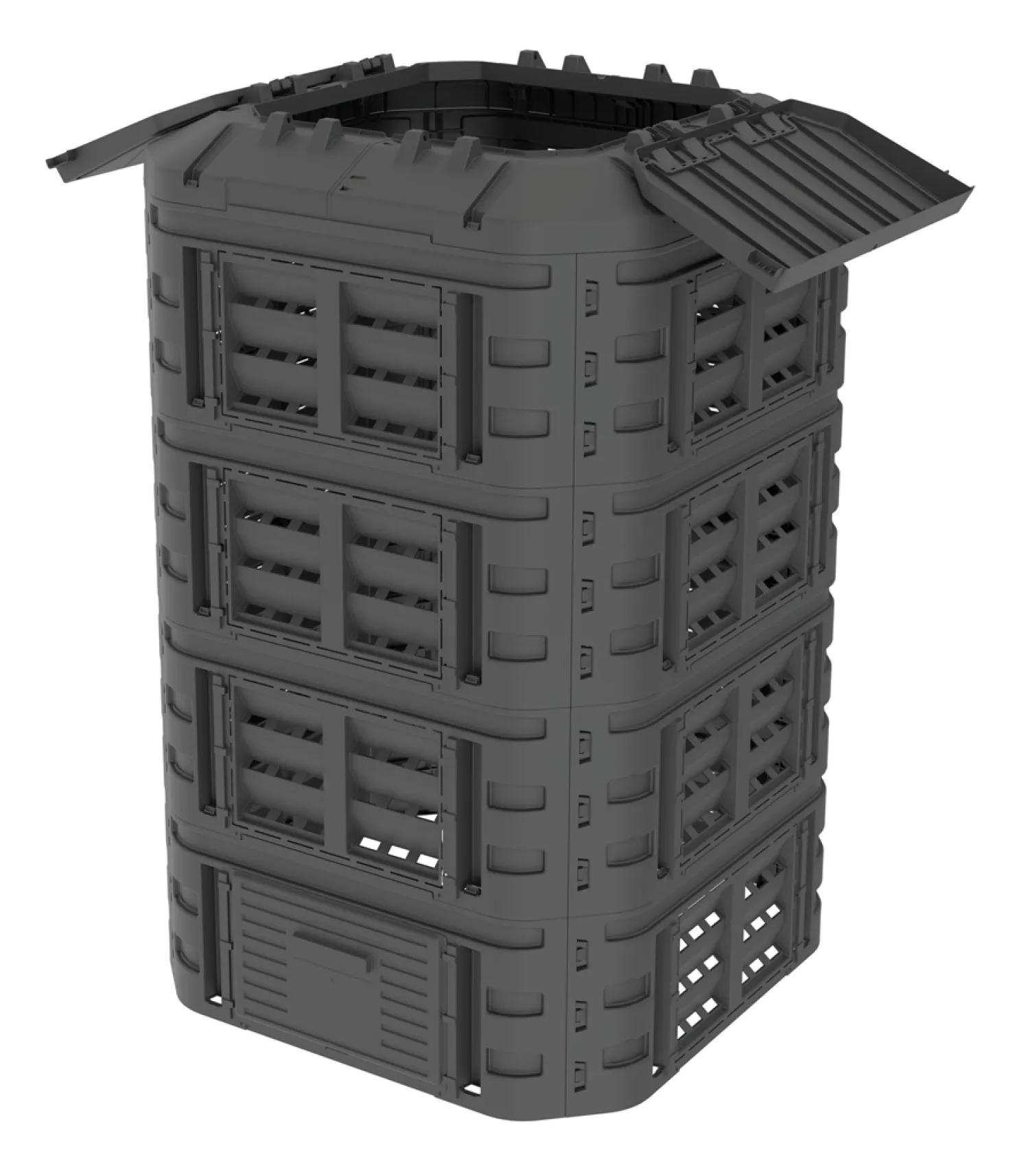 Kompostownik modułowy 1120l Patrol KOMPOST1120CZAPG003