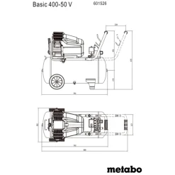 Kompresor Metabo Basic 400-50 V
