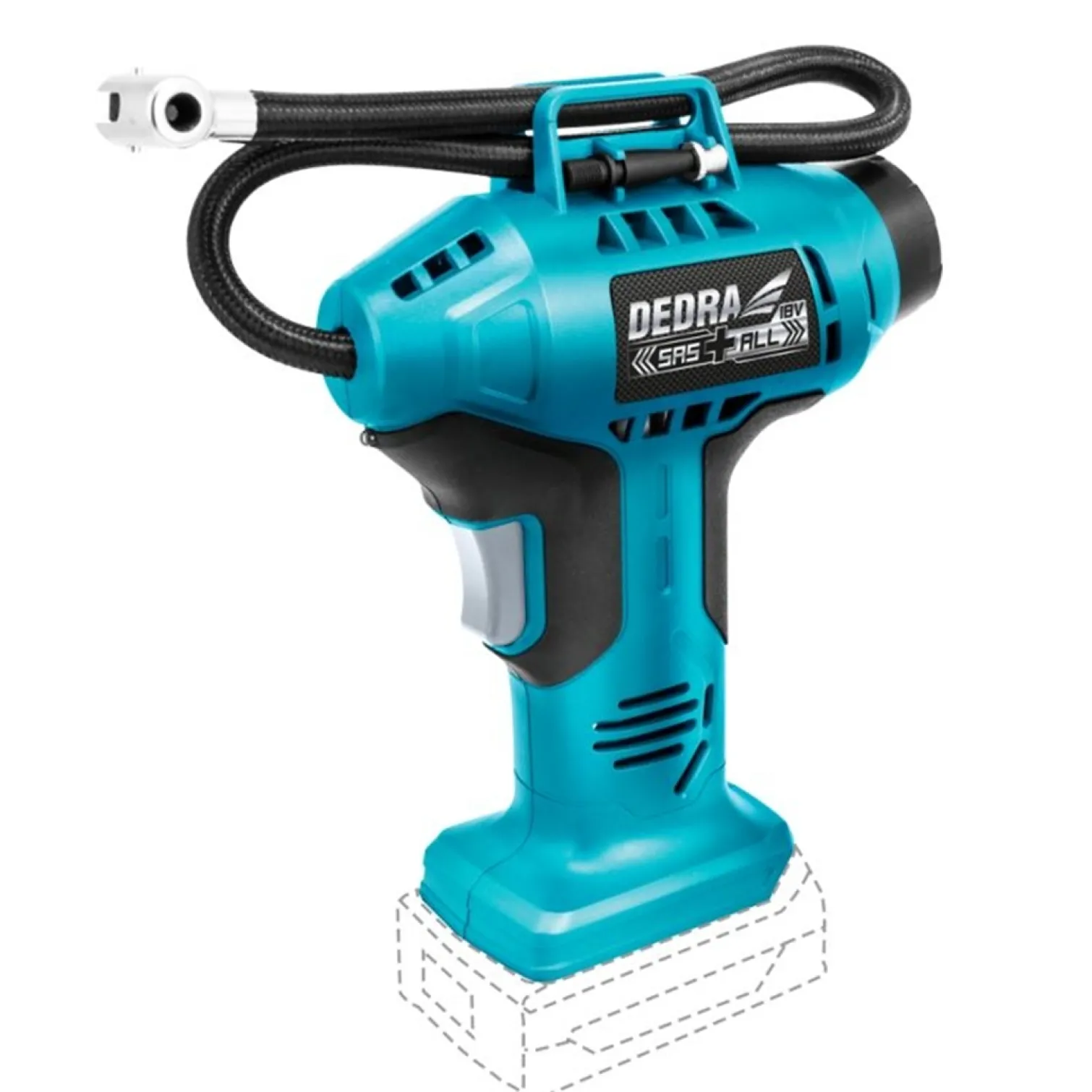 Kompresor pistoletowy Dedra SAS+ ALL 18V DED7078