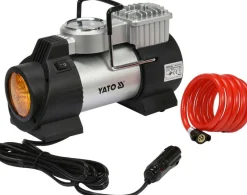 Kompresor samochodowy z lampą LED 180W Yato YT-73460