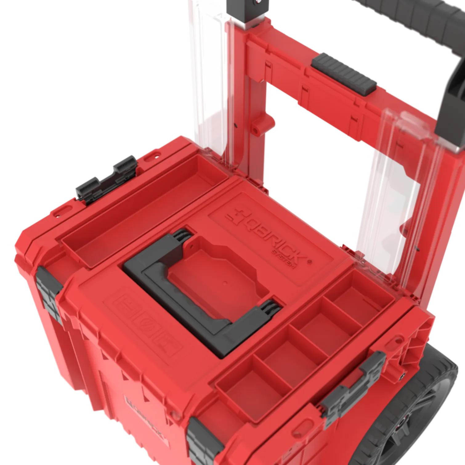 Kołowa skrzynka narzędziowa Qbrick System PRO CART 2.0 PROFI PLUS RED Ultra HD
