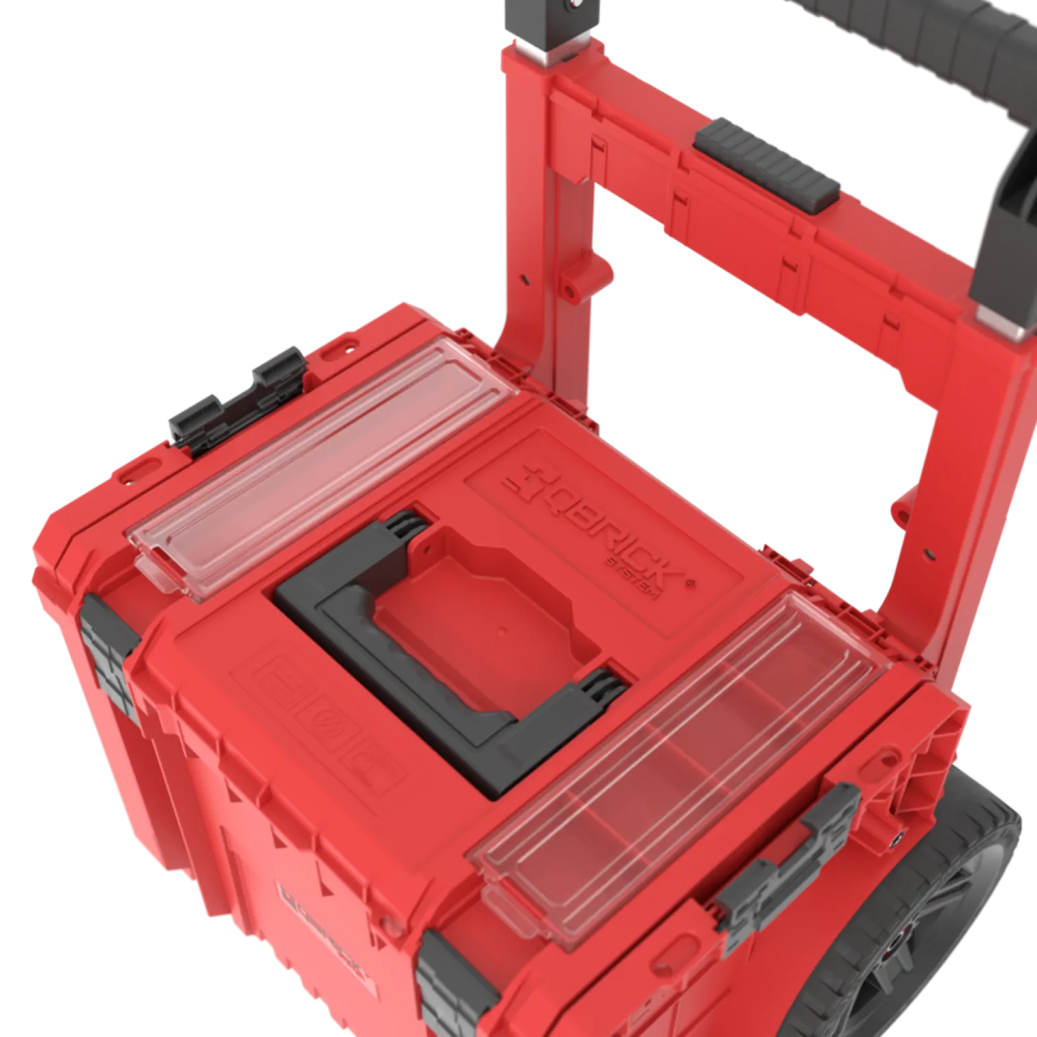 Kołowa skrzynka narzędziowa Qbrick System PRO CART 2.0 PROFI PLUS RED Ultra HD