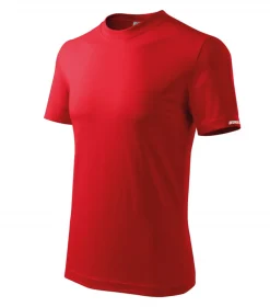 Koszulka męska T-shirt XL, czerwona, 100% bawełna Dedra BH5TC-XL