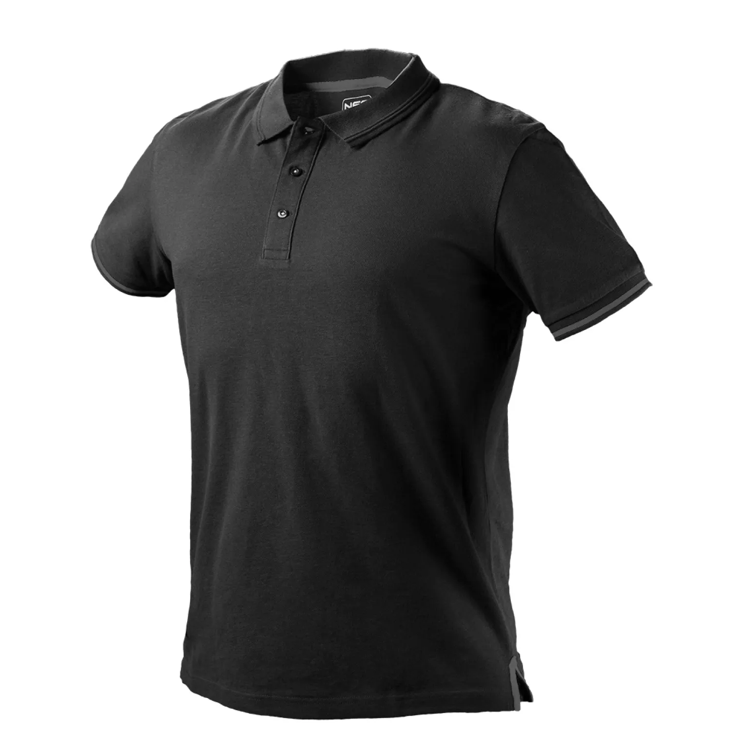 Koszulka polo DENIM, czarna, rozmiar L Neo 81-659-L
