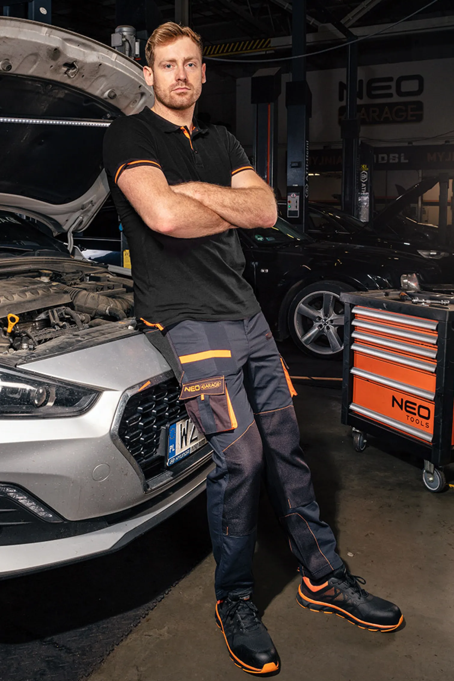 Koszulka polo Neo Garage rozmiar L Neo 81-657-L