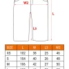 Krótkie spodenki robocze DENIM, czarne, rozmiar L Neo 81-273-L
