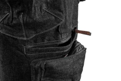 Krótkie spodenki robocze DENIM, czarne, rozmiar L Neo 81-273-L