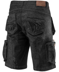 Krótkie spodenki robocze DENIM, czarne, rozmiar S Neo 81-273-S
