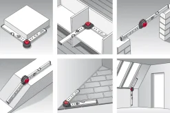 Kątomierz budowlany 60/80cm BMI WINKELSTAR