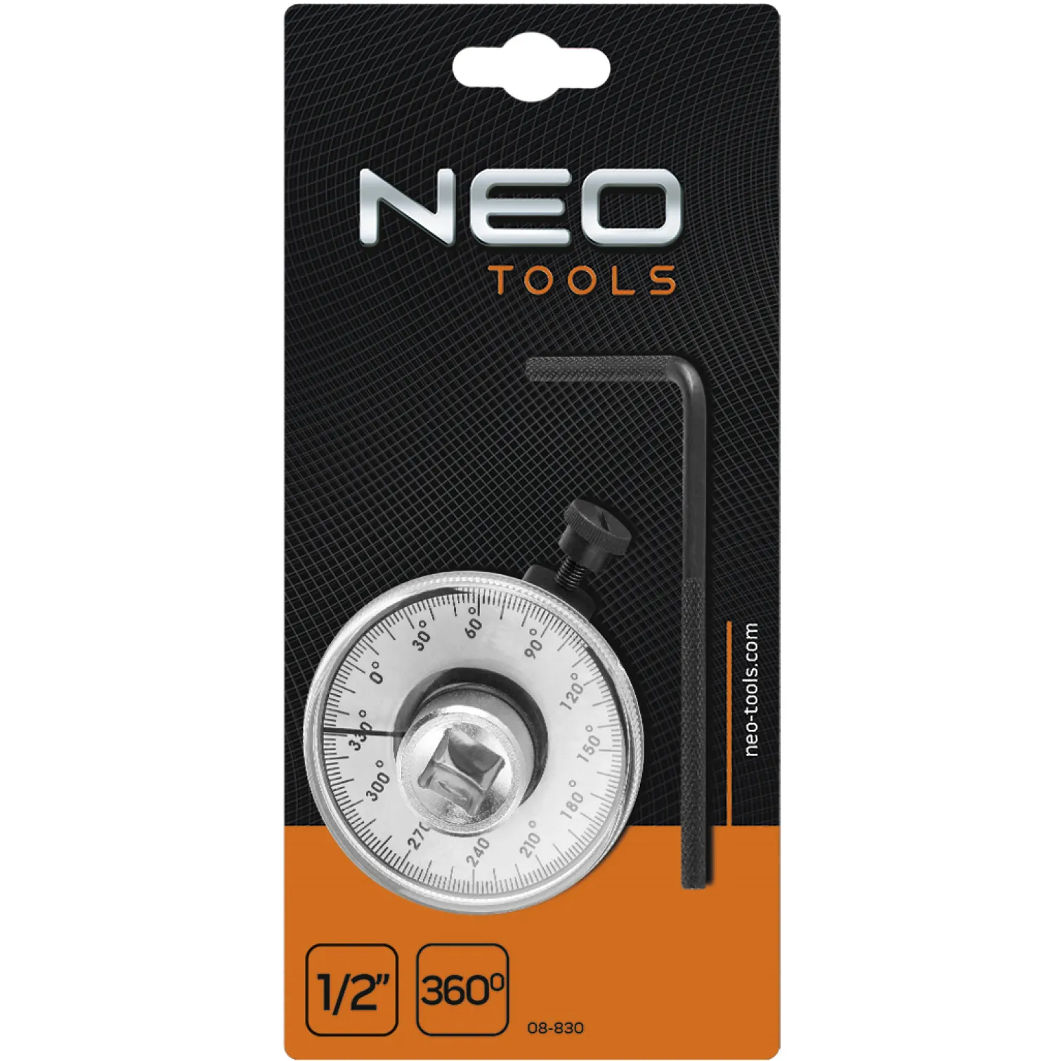 Kątomierz do dokrecania śrub, system 1, 2 Neo 08-830