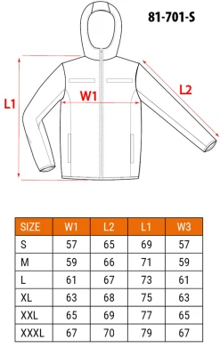 Kurtka softshell ostrzegawcza Neo 81-701