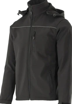 Kurtka softshell z kapturem Yato OBSIDIAN