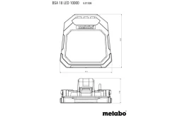 Lampa budowlana Metabo BSA 18 LED 10000