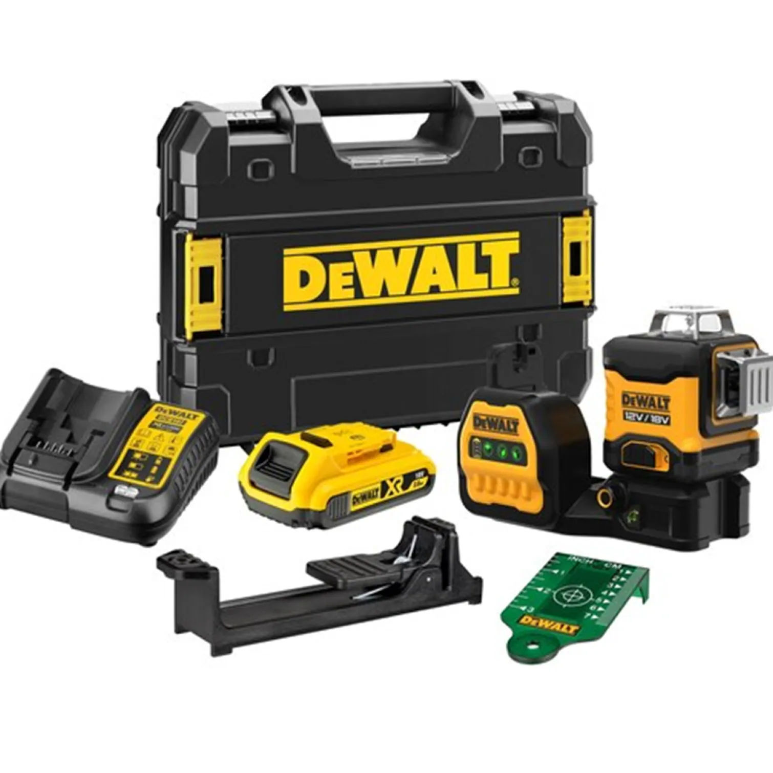 Laser wieloliniowy 3x360 zielony DeWalt DCE089D1G18