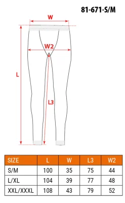 Legginsy termoaktywne Neo 81-671
