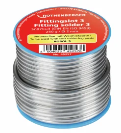 Lut miękki 3, 3mm Rothenberger 45255