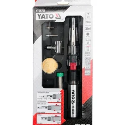 Lutownica gazowa 3in1 z akcesoriami z zapłonem piezo Yato YT-36706