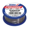 Lut z topnikiem, 1.0mm, 100g, 60%SN, Pb40Sn60 Dedra 31L61010
