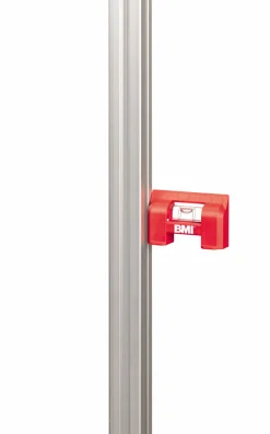 Magnetyczna poziomica instalacyjna dla elektryków BMI E-LEVEL magnet
