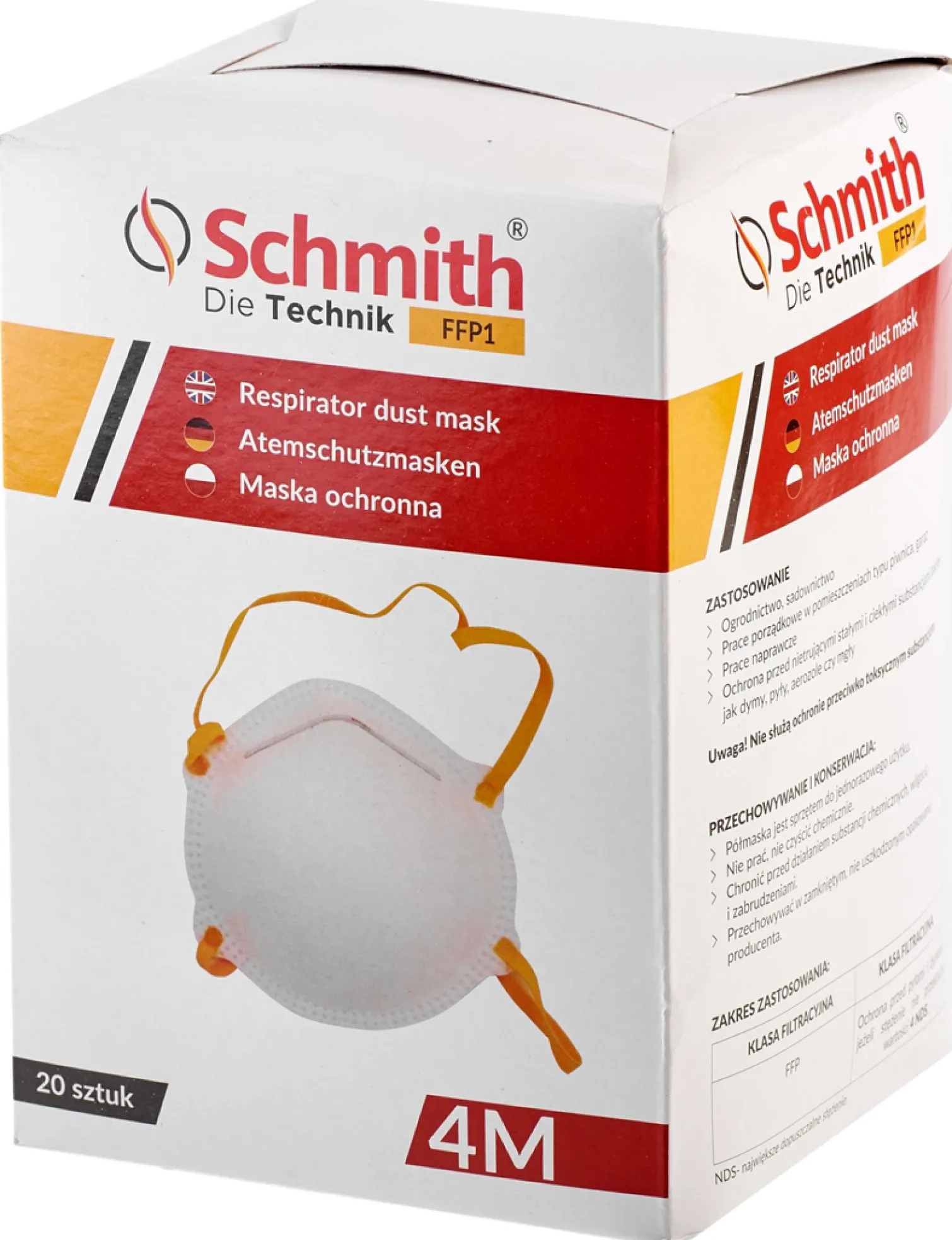 Maska ochronna Schmith FFP1