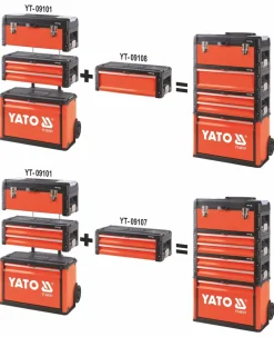 Modułowa szafka narzędziowa na kołach Yato YT-09101
