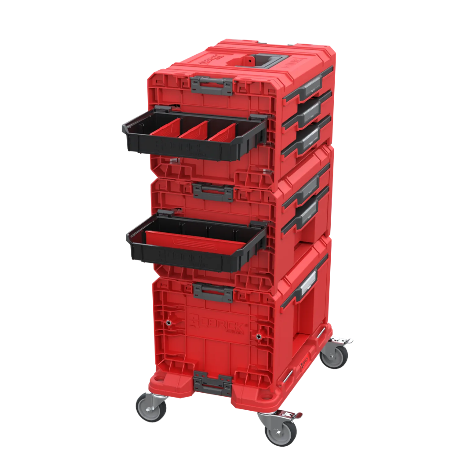 Modułowe półki Qbrick System Custom TOOLBOX SHELF SET