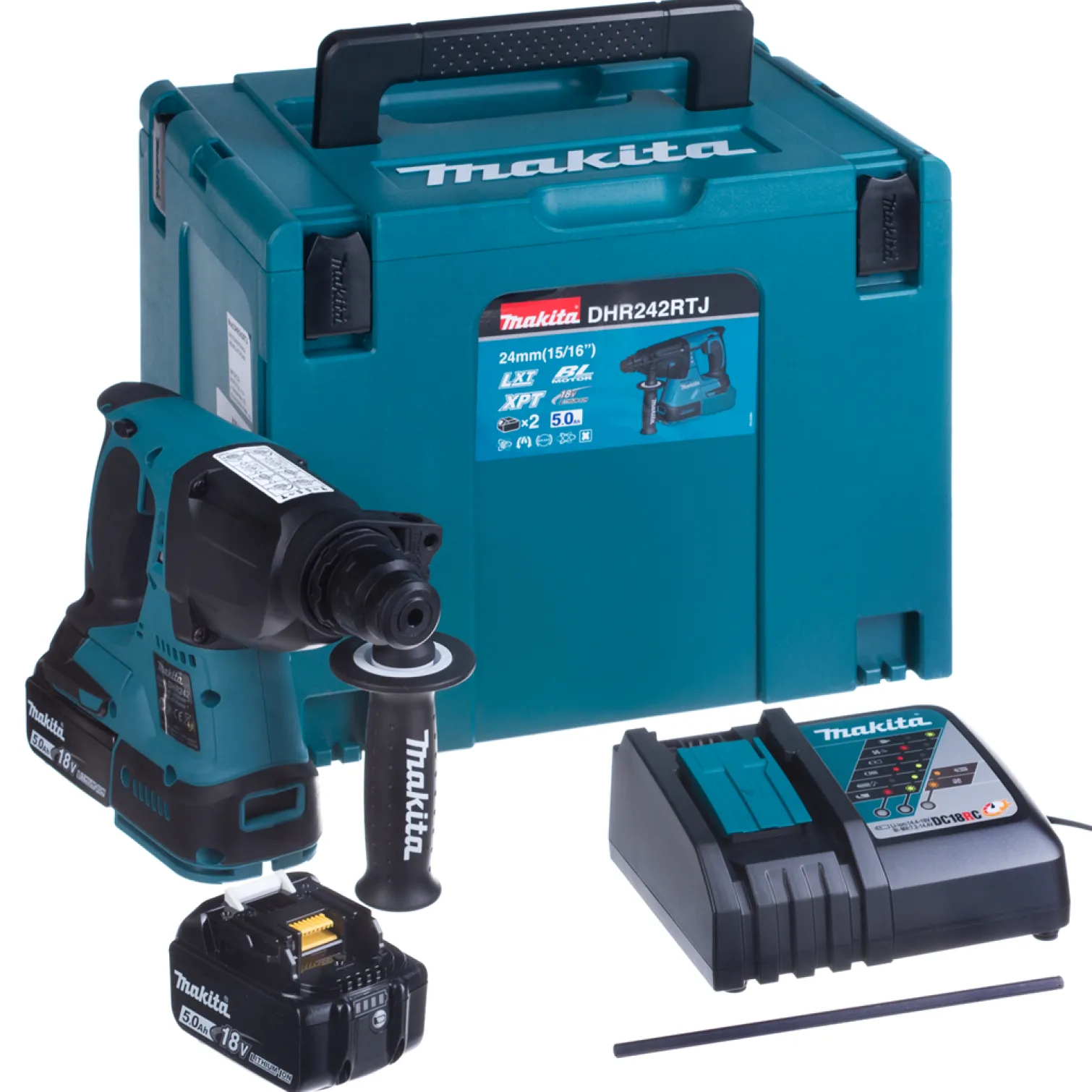 Młotowiertarka Makita DHR242RTJ